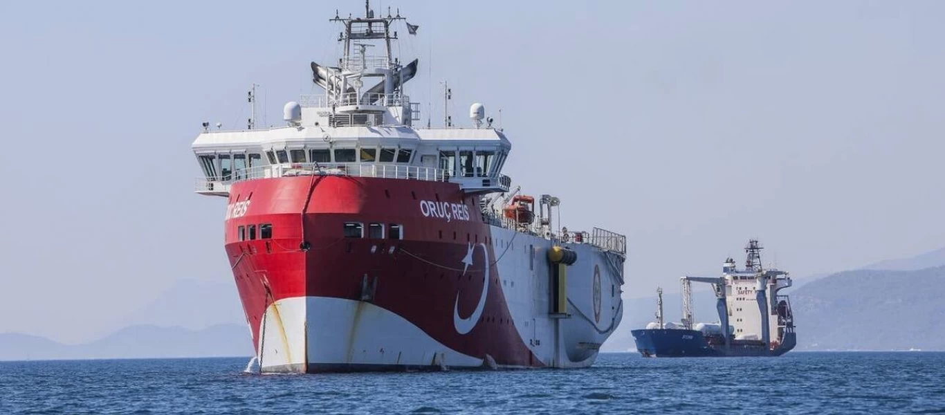 Yeni Safak: «Σε Ρόδο-Καστελόριζο πηγαίνει το Oruc Reis - Παράταση NAVTEX μέχρι τις 25 Σεπτεμβρίου»